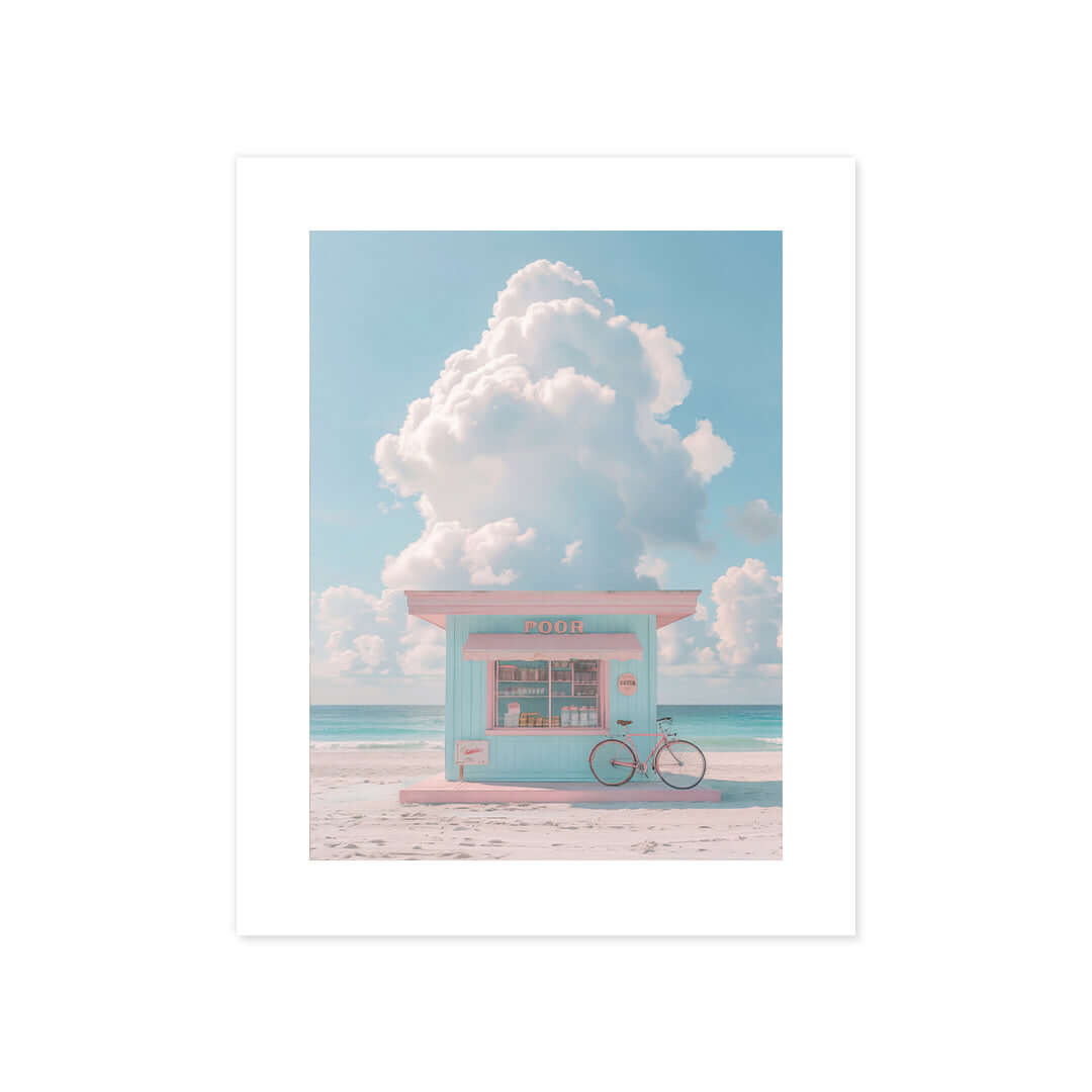 Cuadro Póster Cielo de Verano | Decoración Pastel
