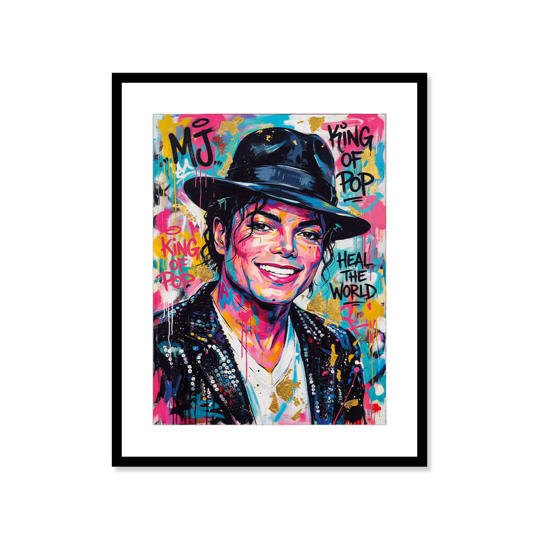 Cuadro Póster Michael Jackson | Decoración Pop Art