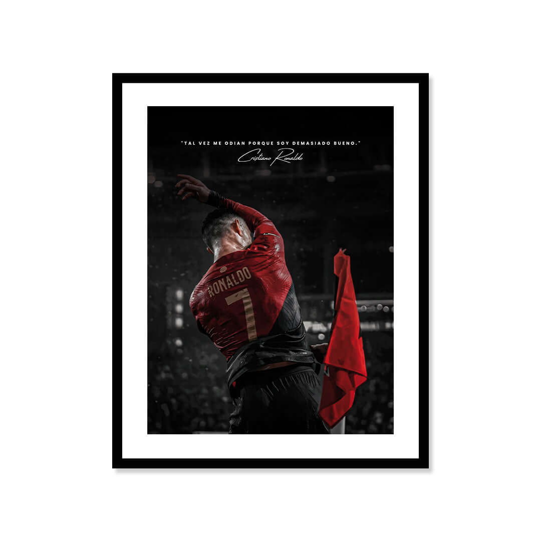 Cuadro Póster Cristiano Ronaldo | Decoración de Fútbol