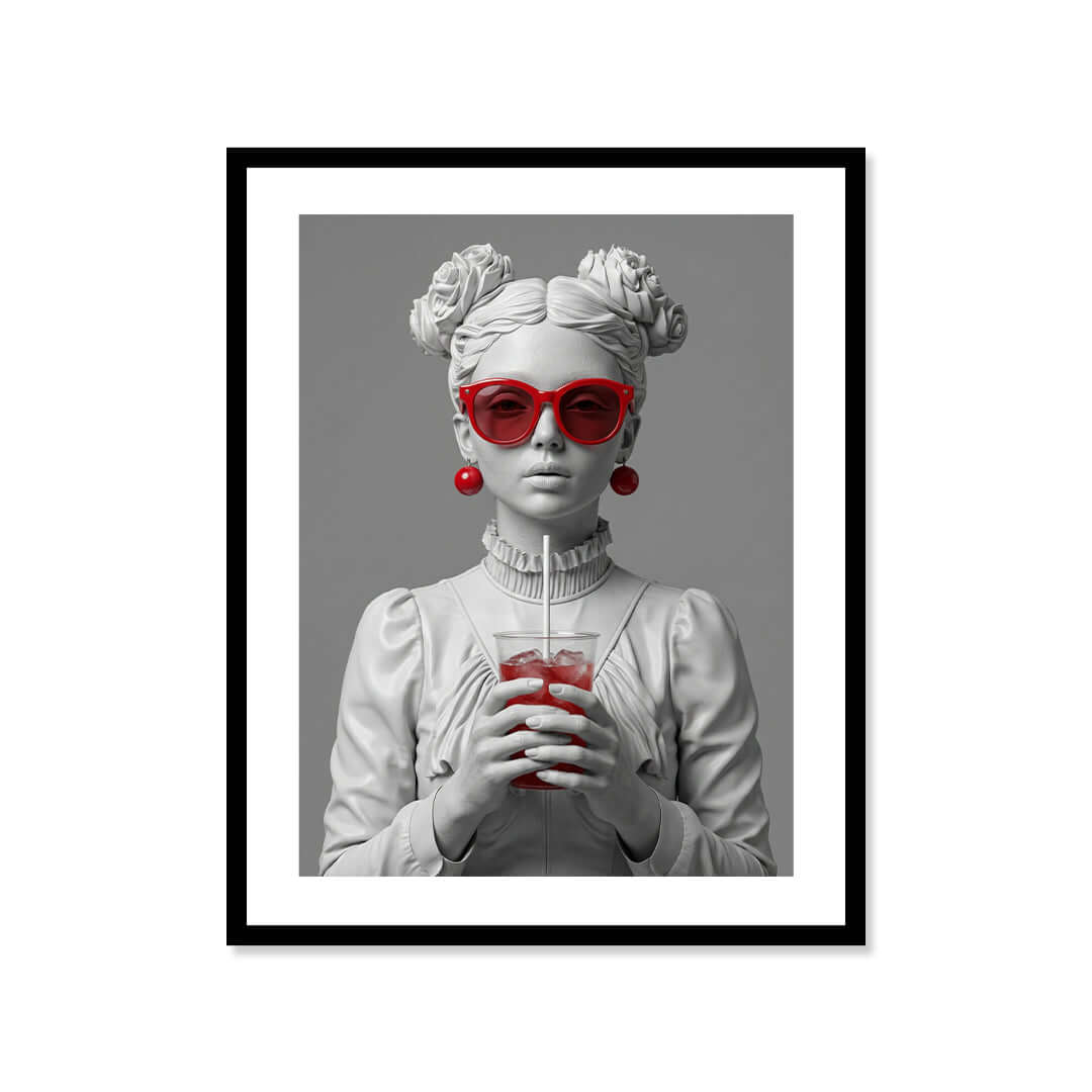 Cuadro Póster Escultura de Mármol | Decoración Moderna