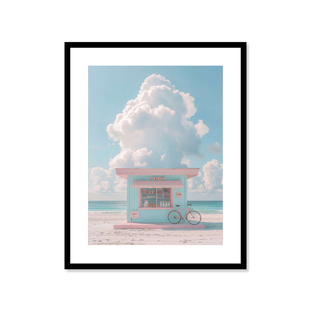 Cuadro Póster Cielo de Verano | Decoración Pastel