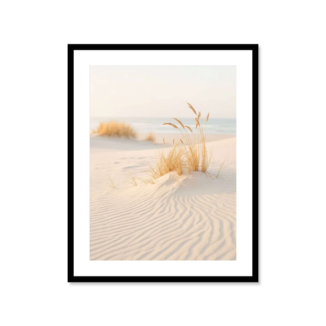 Cuadro Póster Dunas de Arena | Decoración Costera Minimalista