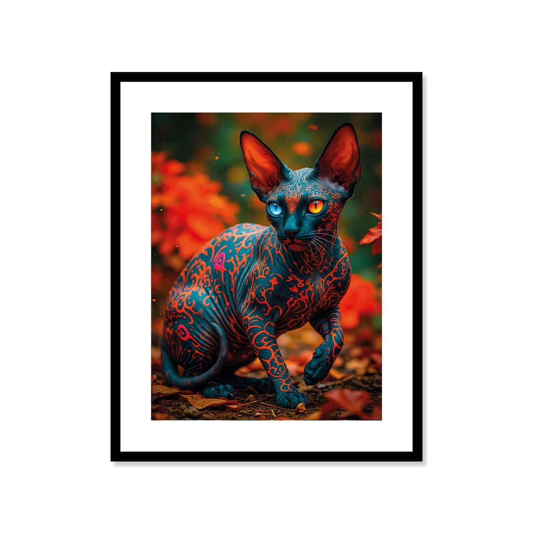 Cuadro Póster Gato Esfinge | Decoración Moderna