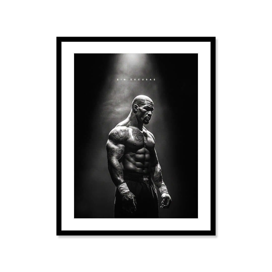 Cuadro Póster Mike Tyson | Decoración de Boxeo