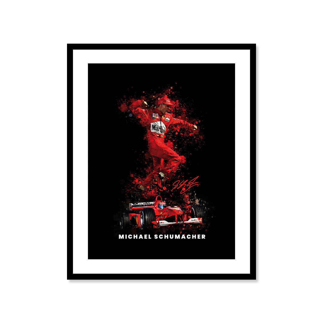 Cuadro Póster Michael Schumacher | Decoración Fórmula 1