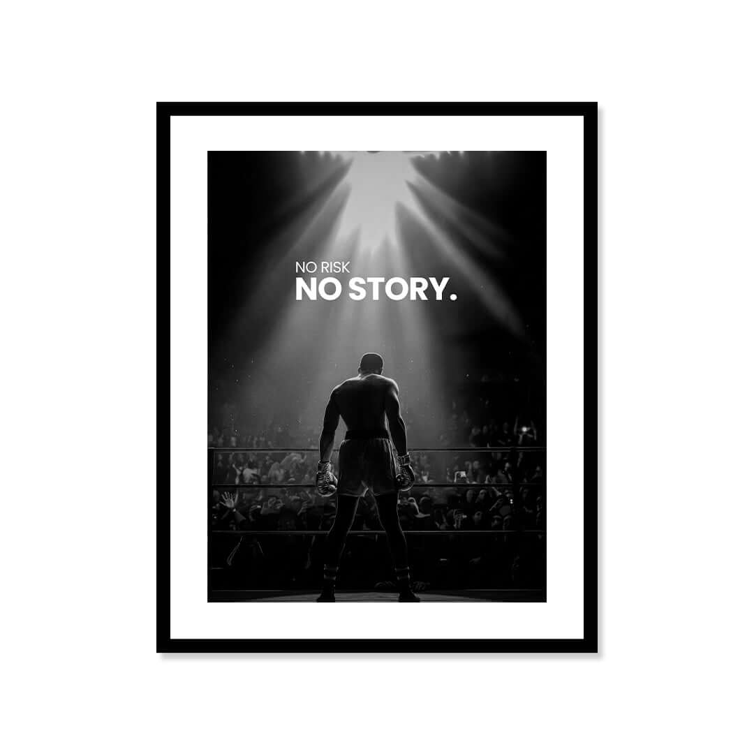 Cuadro Póster No Story | Decoración Motivacional