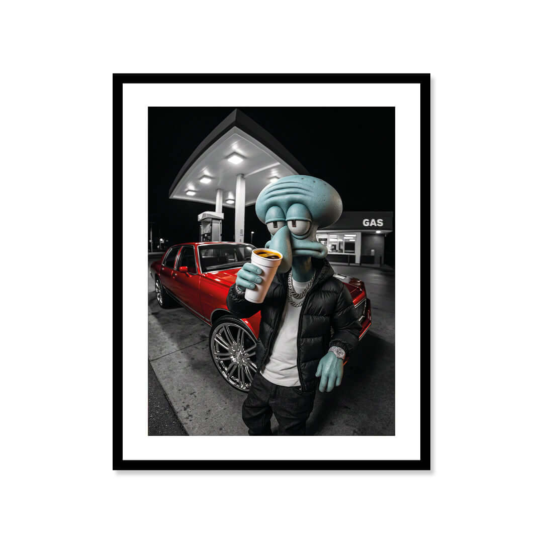 Cuadro Póster Calamardo Urbano | Decoración Moderna