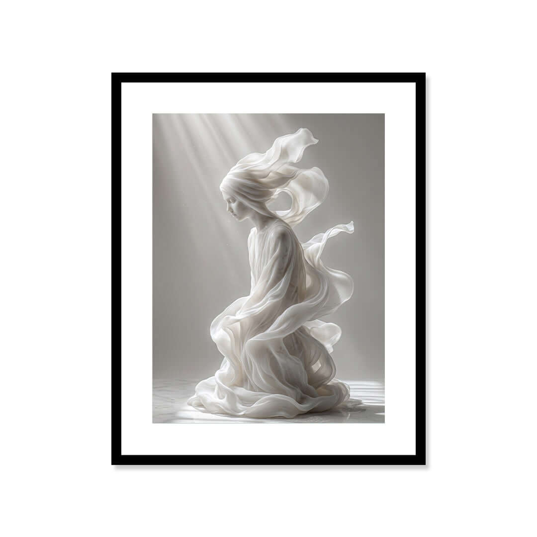Cuadro Póster Estatua Blanca | Decoración Elegante