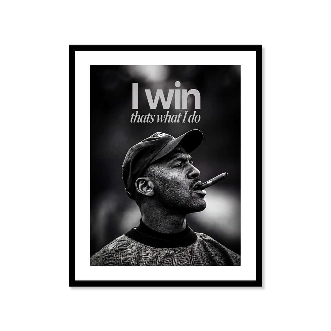 Cuadro Póster I Win | Decoración Motivacional
