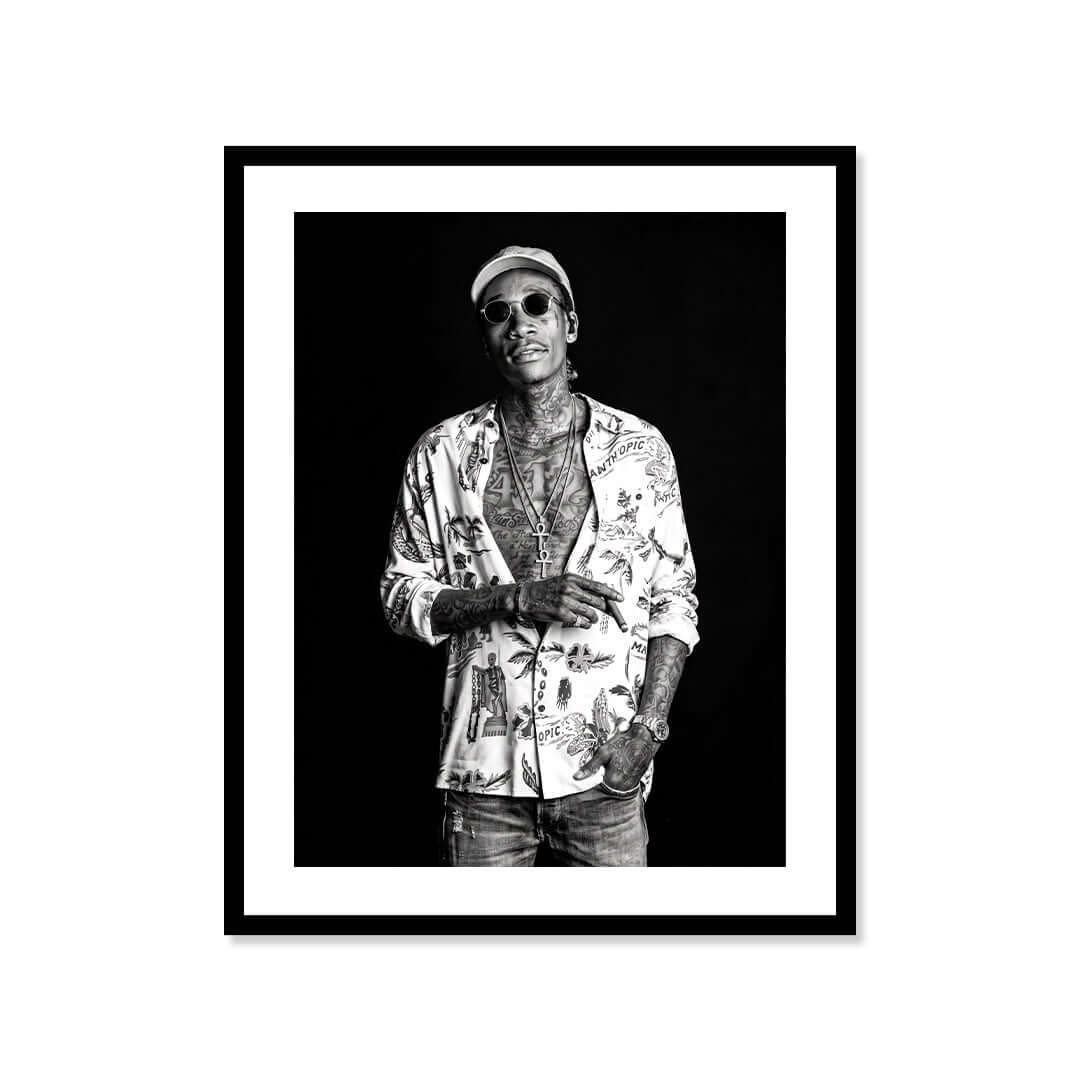 Cuadro Póster Wiz Khalifa | Decoración Hip Hop