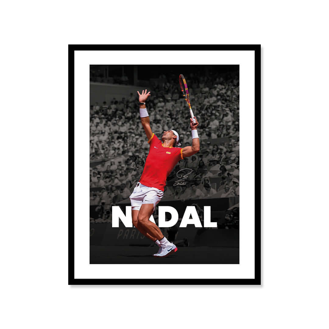 Cuadro Póster Rafael Nadal | Decoración de Tenis