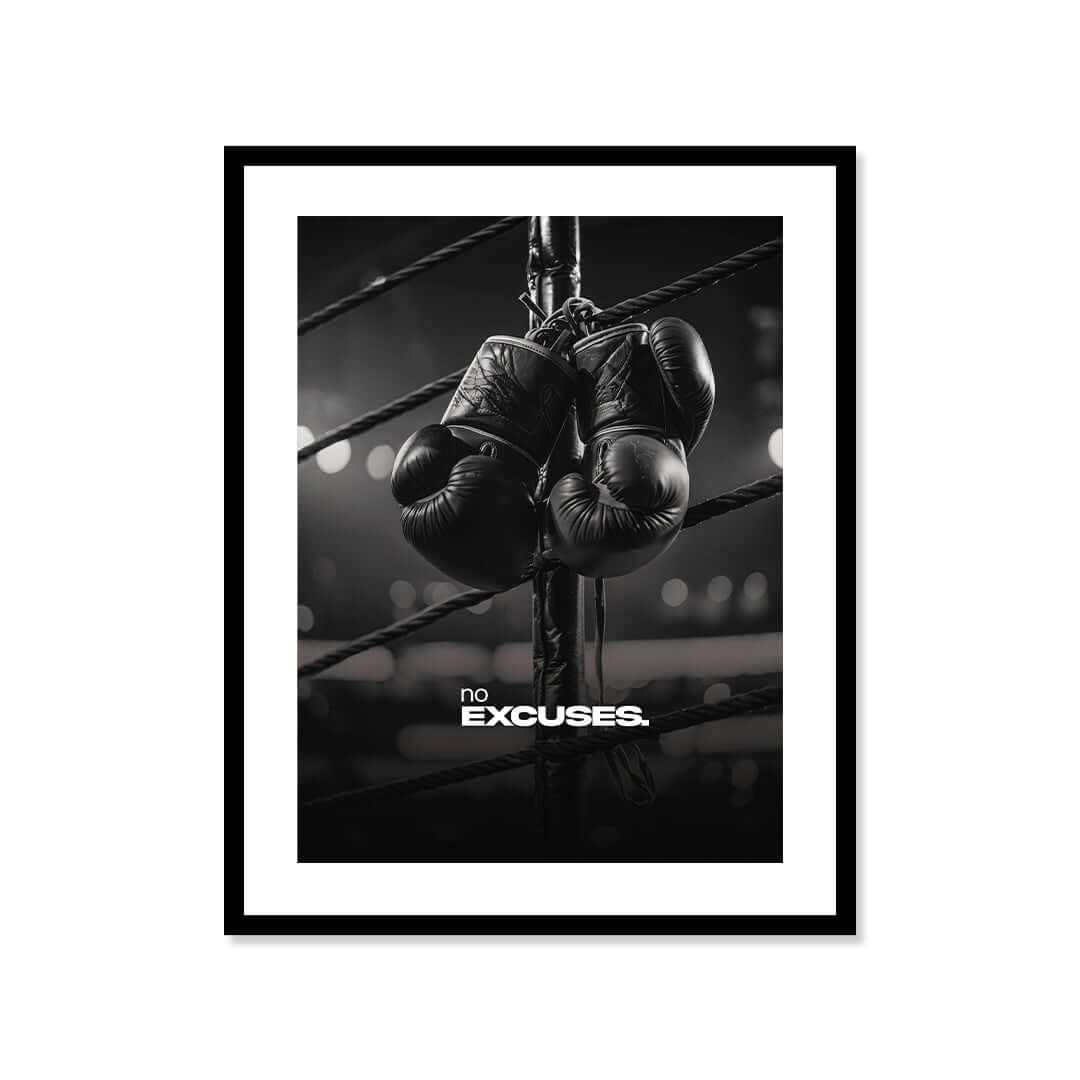 Cuadro Póster Boxeo Motivacional | Decoración Deportiva