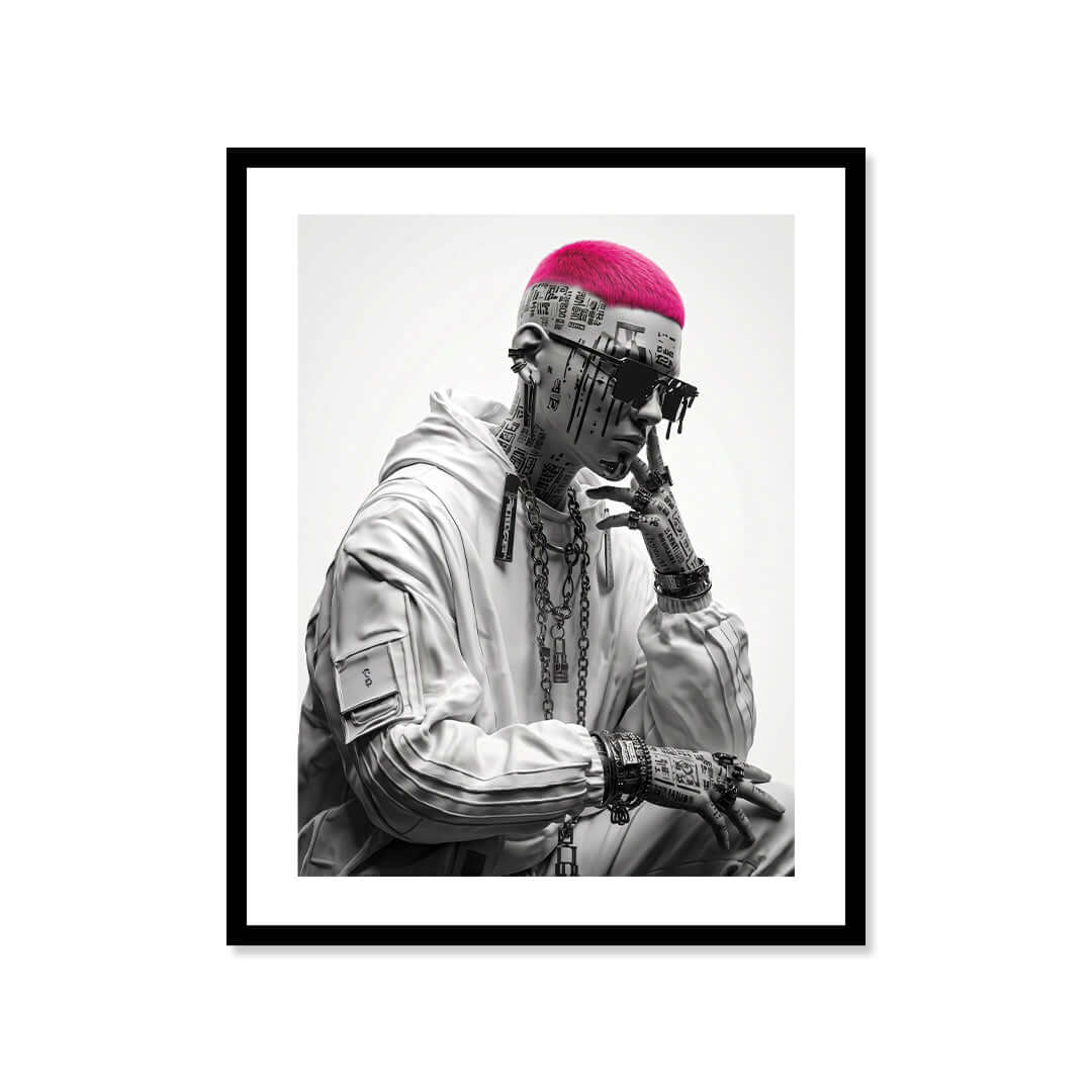 Cuadro Póster Techwear | Decoración Urbana Futurista