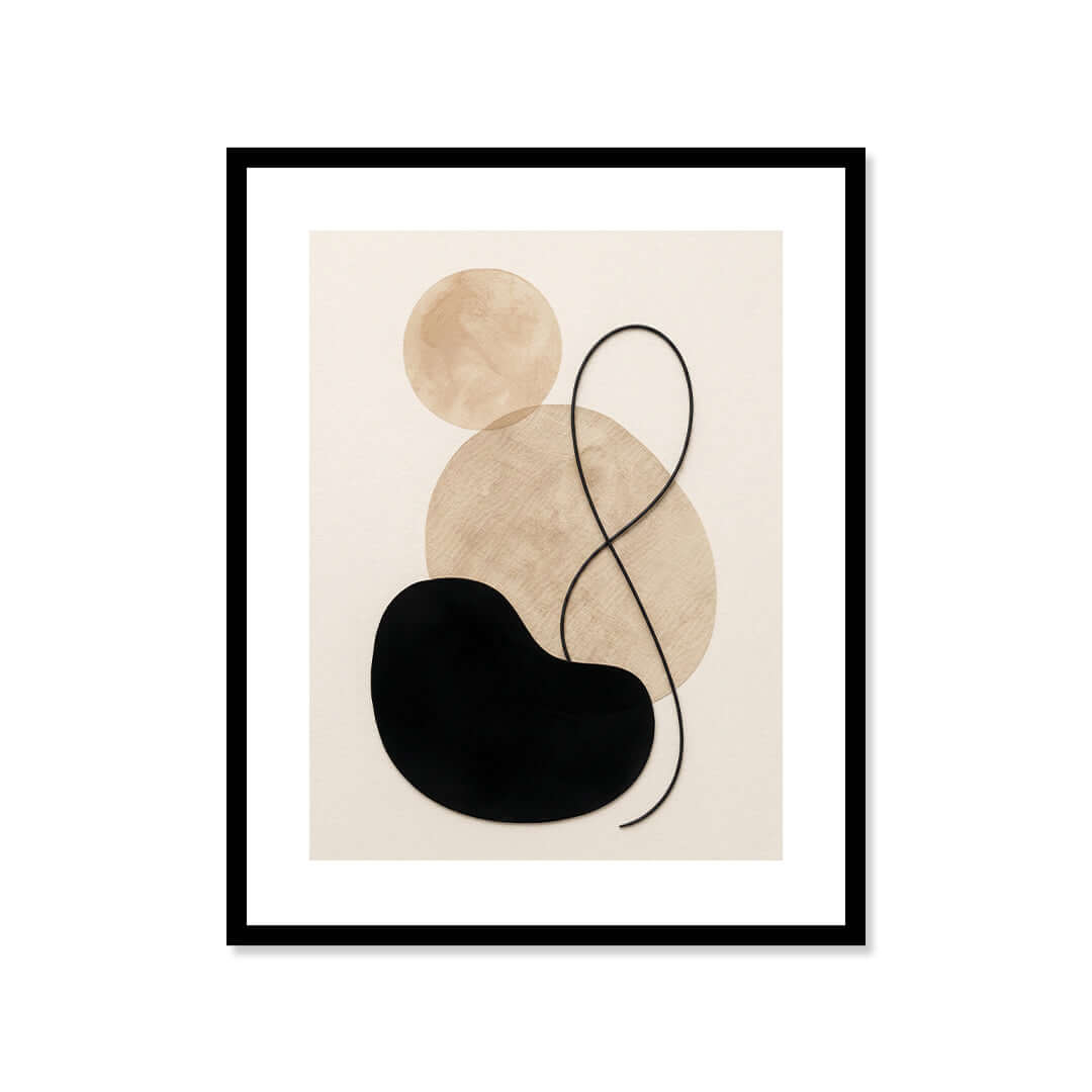 Cuadro Póster Círculos Abstractos | Decoración Minimalista