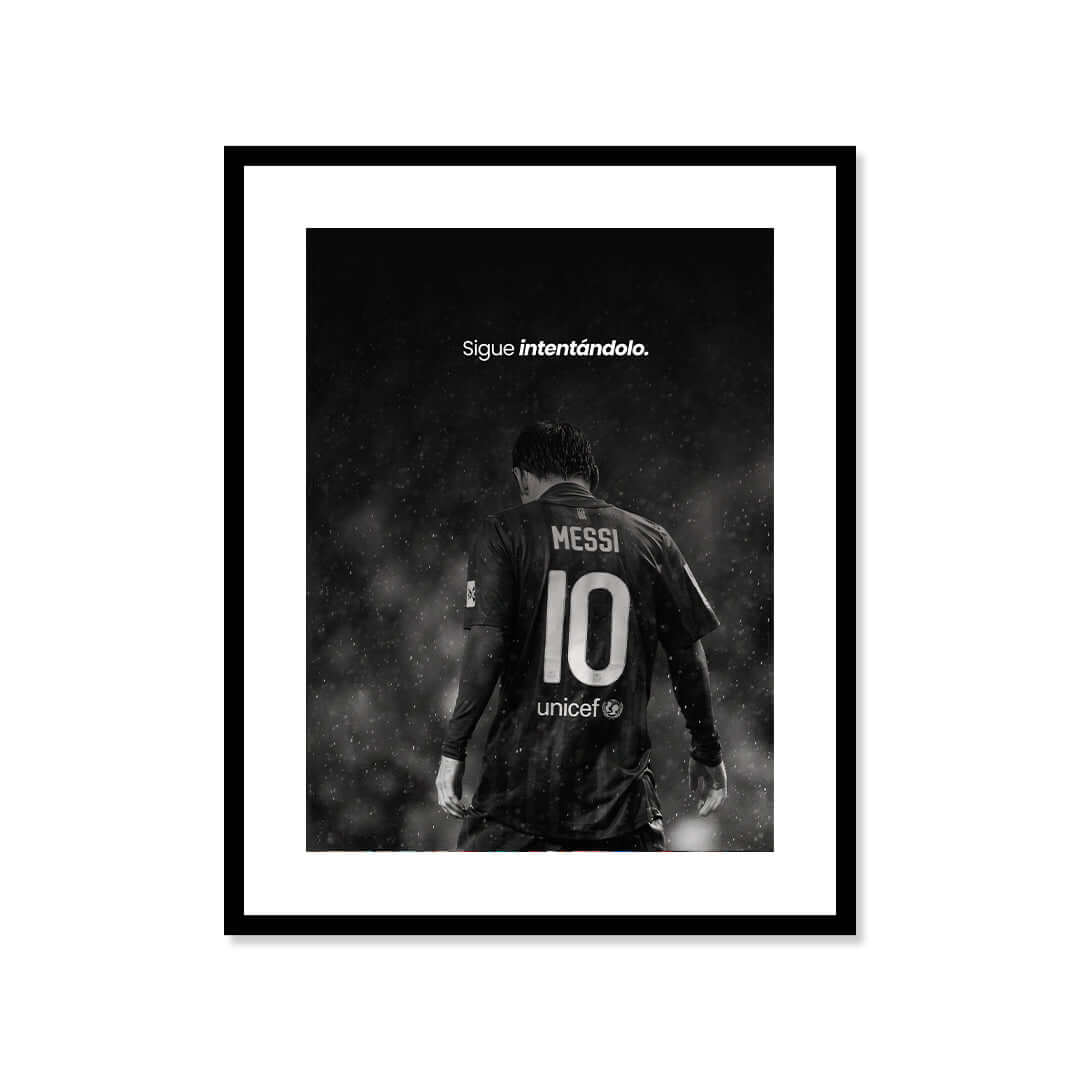 Cuadro Póster Lionel Messi 10 | Decoración de Fútbol