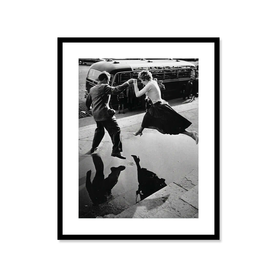 Cuadro Póster Pareja Bailando | Decoración en Blanco y Negro