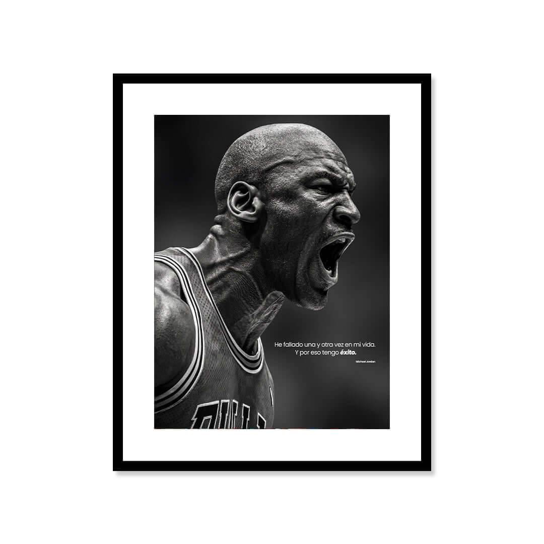 Cuadro Póster Michael Jordan | Decoración de Baloncesto