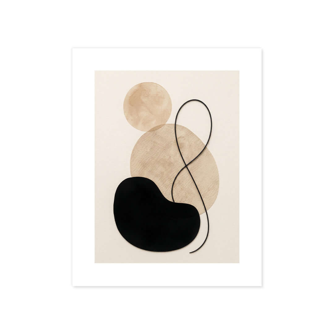 Cuadro Póster Círculos Abstractos | Decoración Minimalista