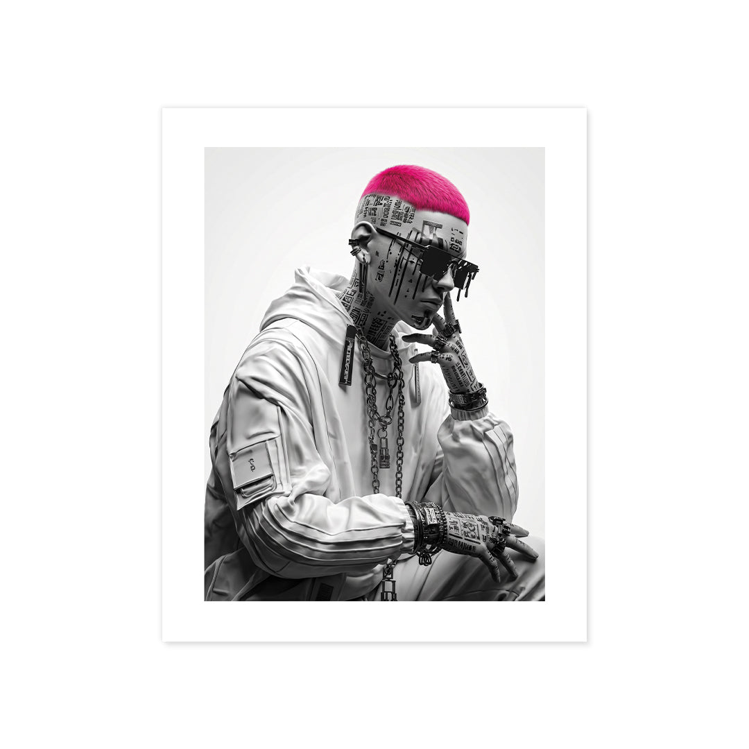 Cuadro Póster Techwear | Decoración Urbana Futurista