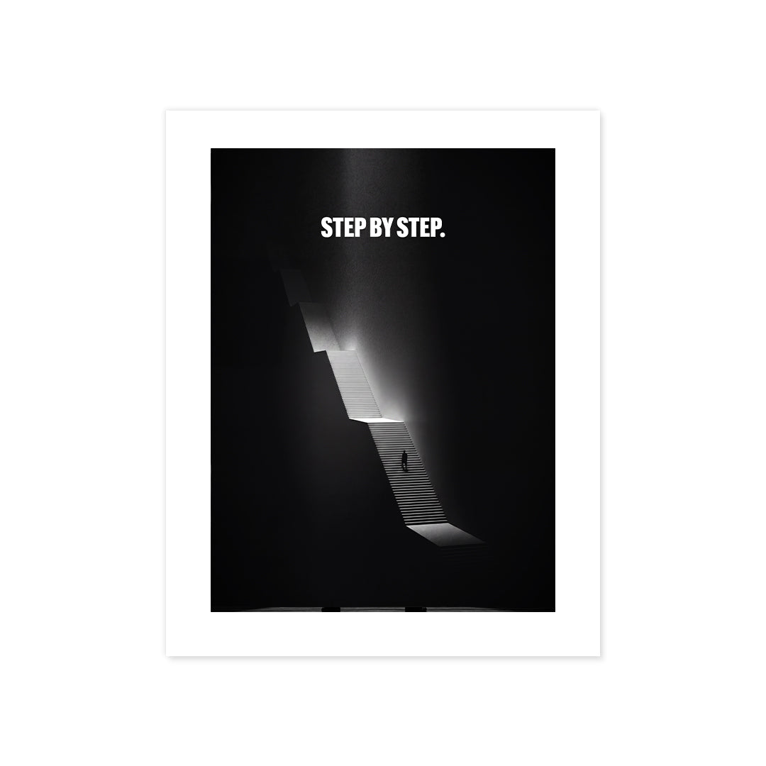 Cuadro Póster Step by Step | Decoración Motivacional