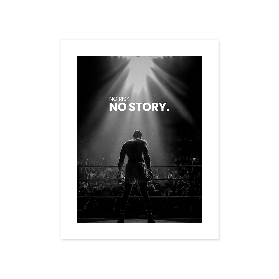 Cuadro Póster No Story | Decoración Motivacional