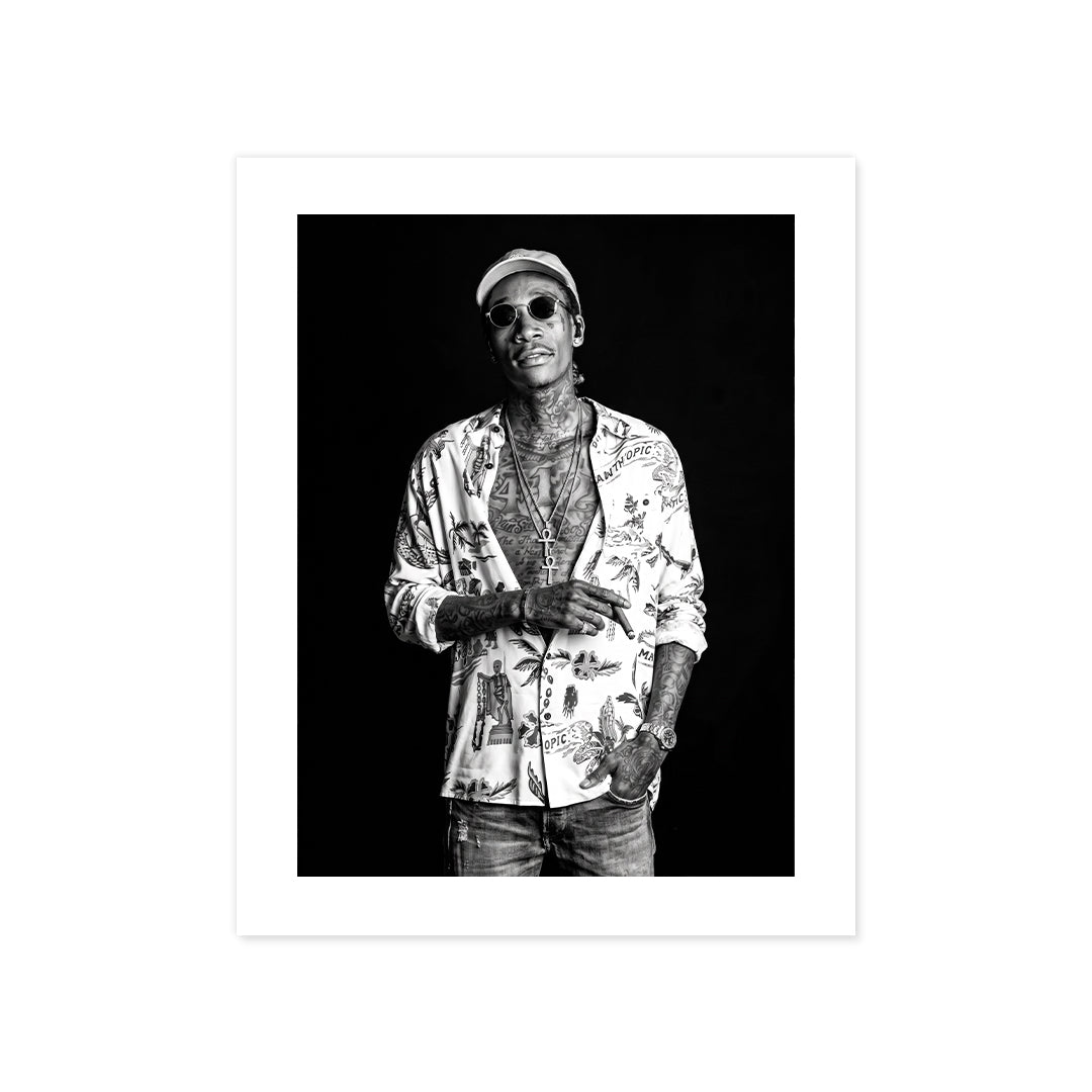 Cuadro Póster Wiz Khalifa | Decoración Hip Hop