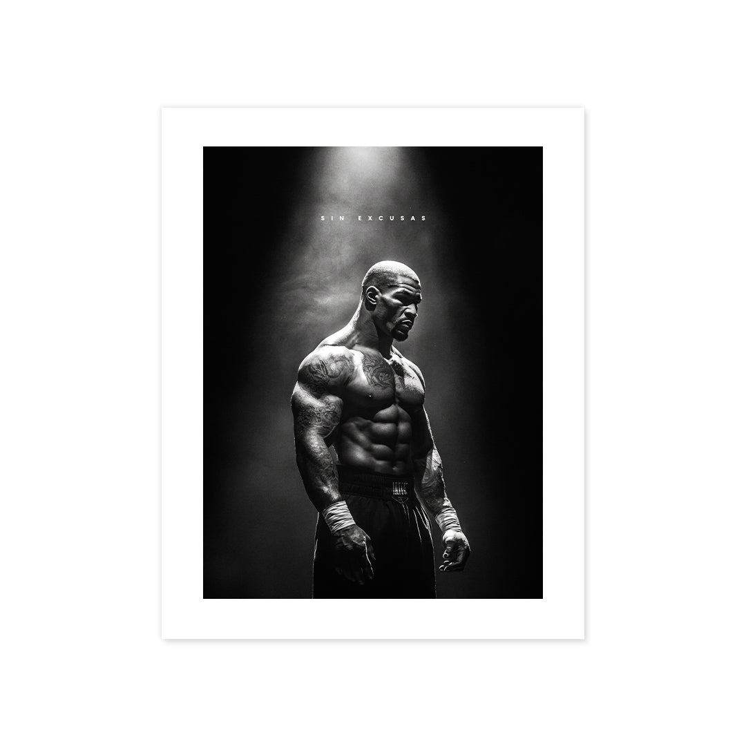 Cuadro Póster Mike Tyson | Decoración de Boxeo