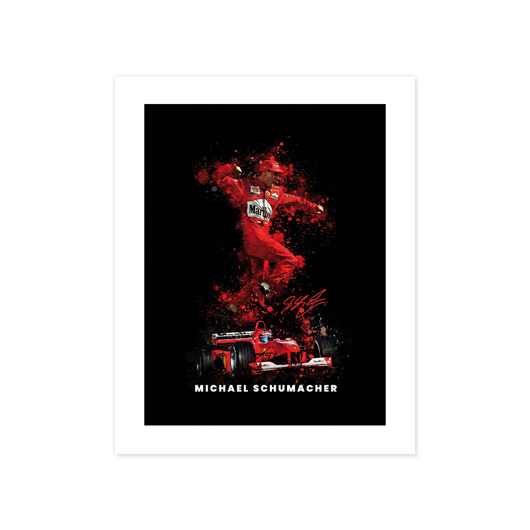 Cuadro Póster Michael Schumacher | Decoración Fórmula 1