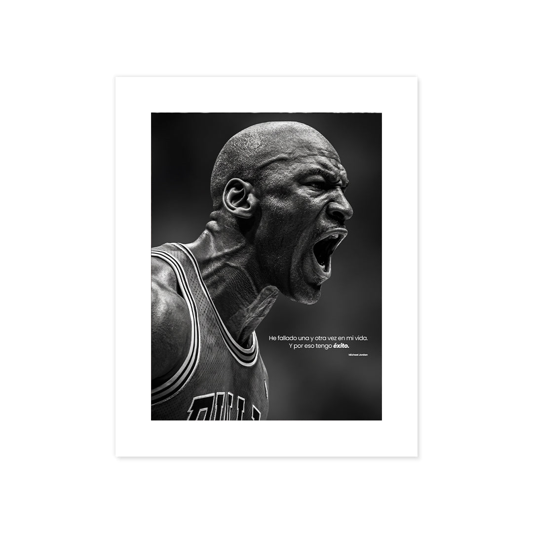 Cuadro Póster Michael Jordan | Decoración de Baloncesto