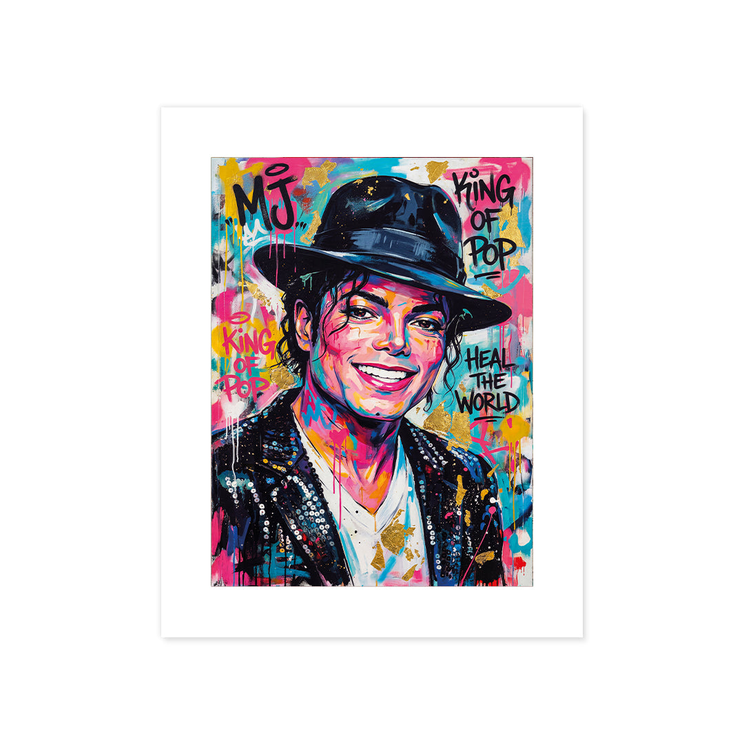 Cuadro Póster Michael Jackson | Decoración Pop Art