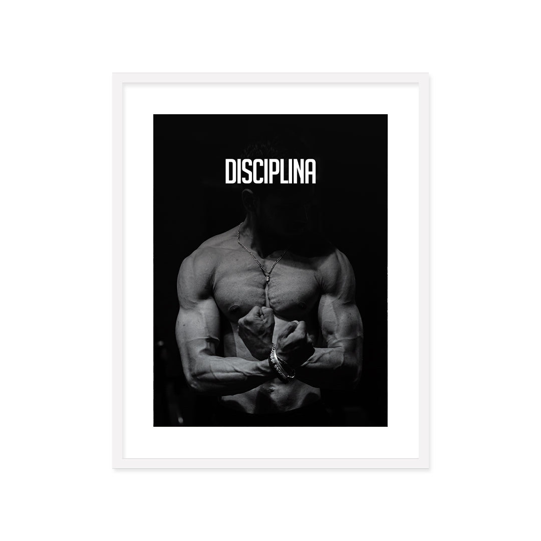 Cuadro Póster Disciplina | Decoración Motivacional Fitness