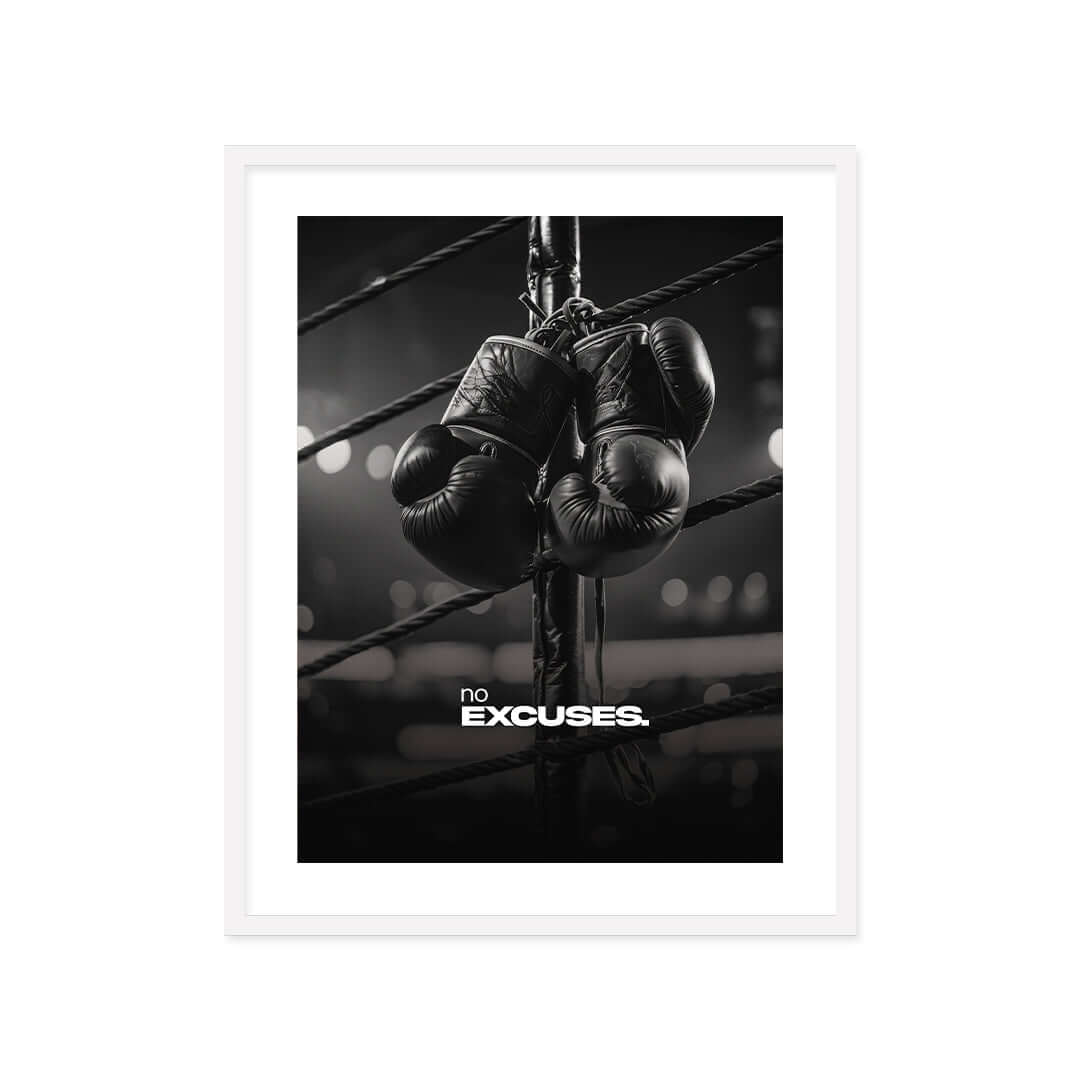 Cuadro Póster Boxeo Motivacional | Decoración Deportiva