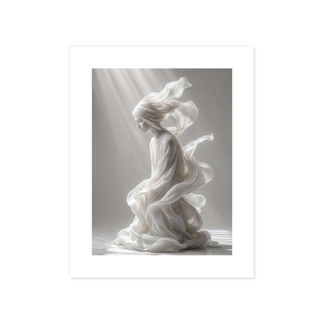 Cuadro Póster Estatua Blanca | Decoración Elegante