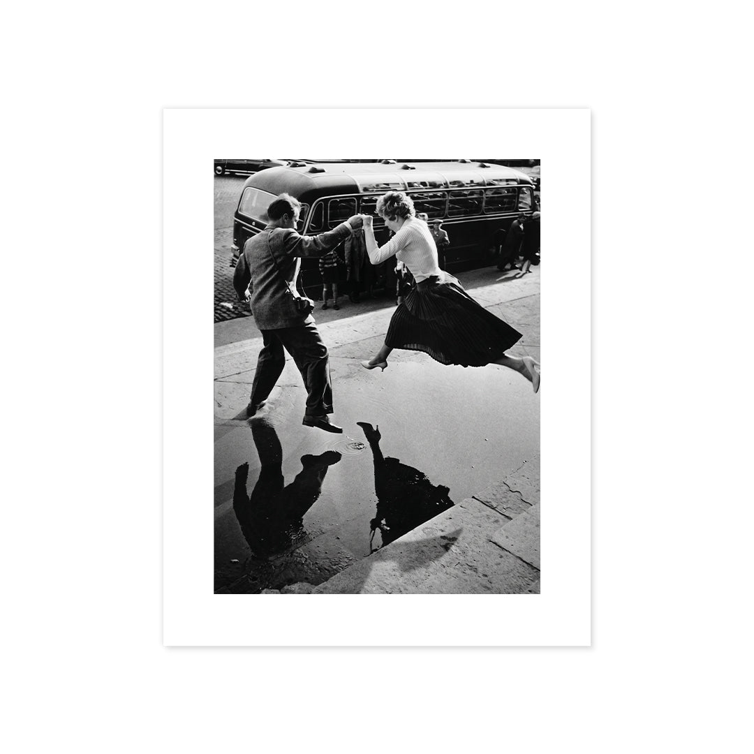 Cuadro Póster Pareja Bailando | Decoración en Blanco y Negro