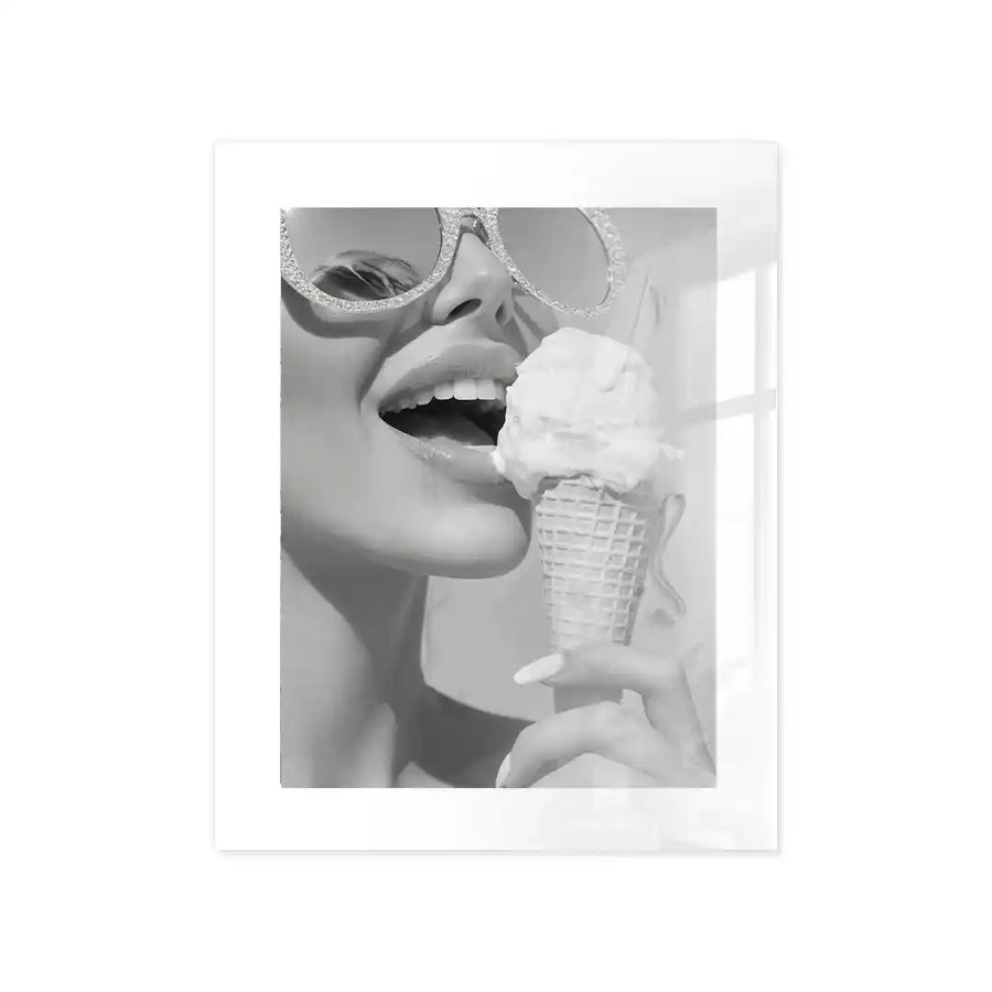 Cuadro Ice Cream Glam | Blanco y Negro