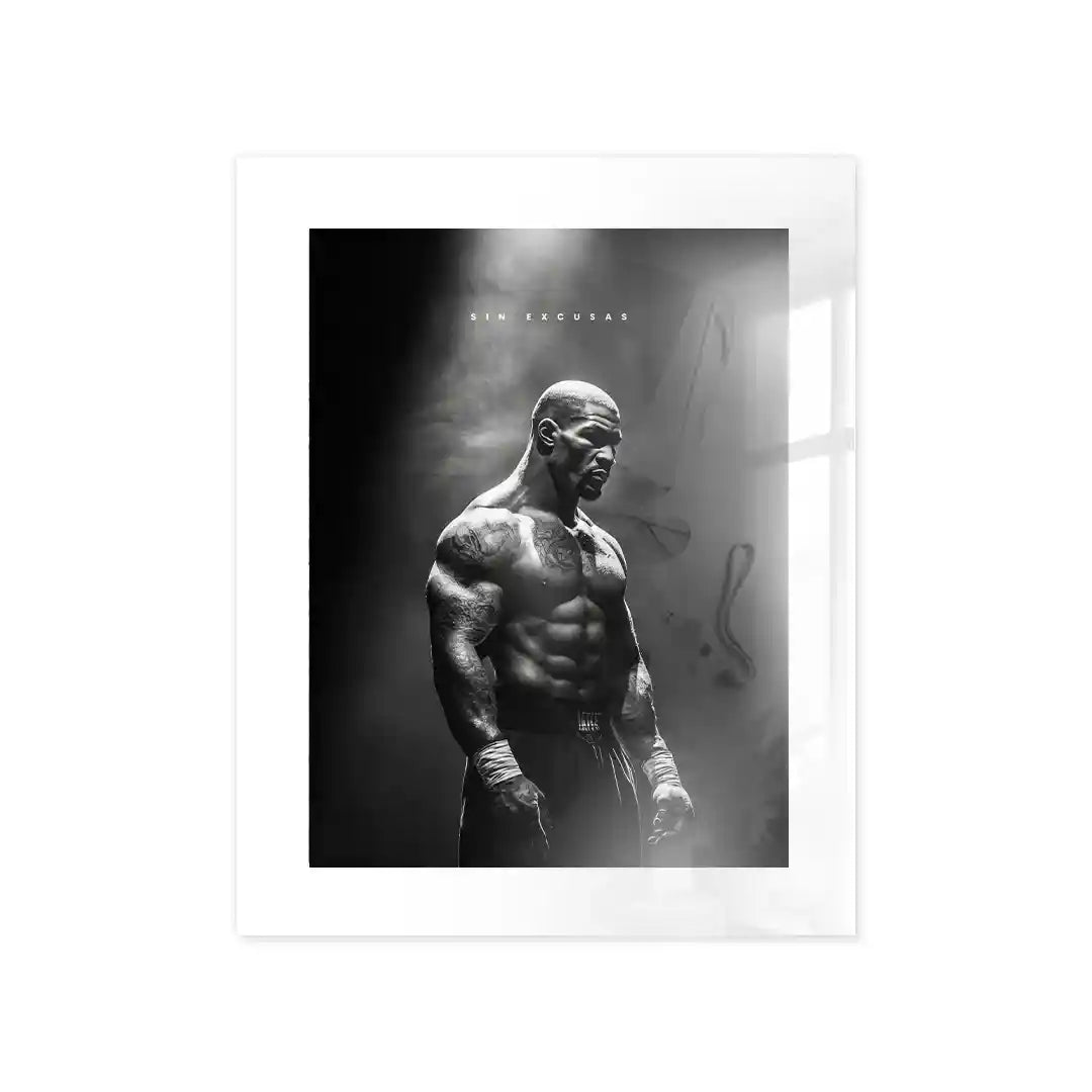 Cuadro Póster Mike Tyson | Decoración de Boxeo