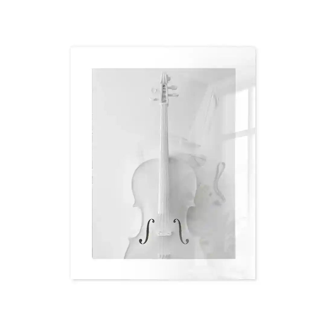 Cuadro Violín Blanco | Armonía Minimalista