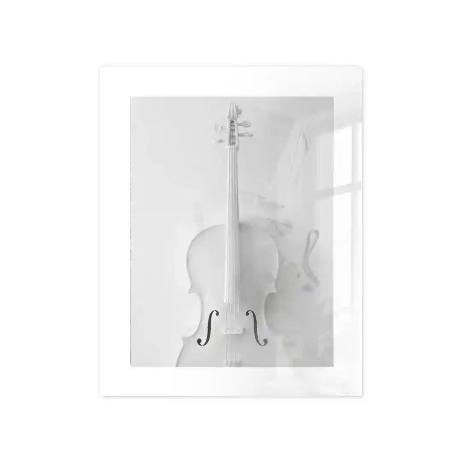 Cuadro Violín Blanco | Armonía Minimalista
