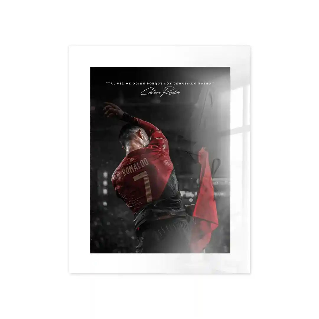 Cuadro Póster Cristiano Ronaldo | Decoración de Fútbol