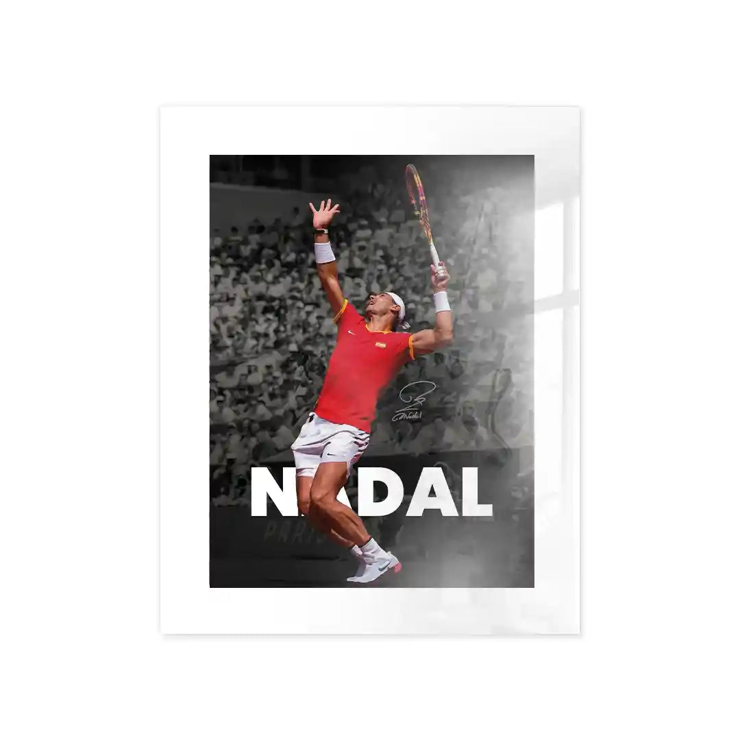 Cuadro Póster Rafael Nadal | Decoración de Tenis