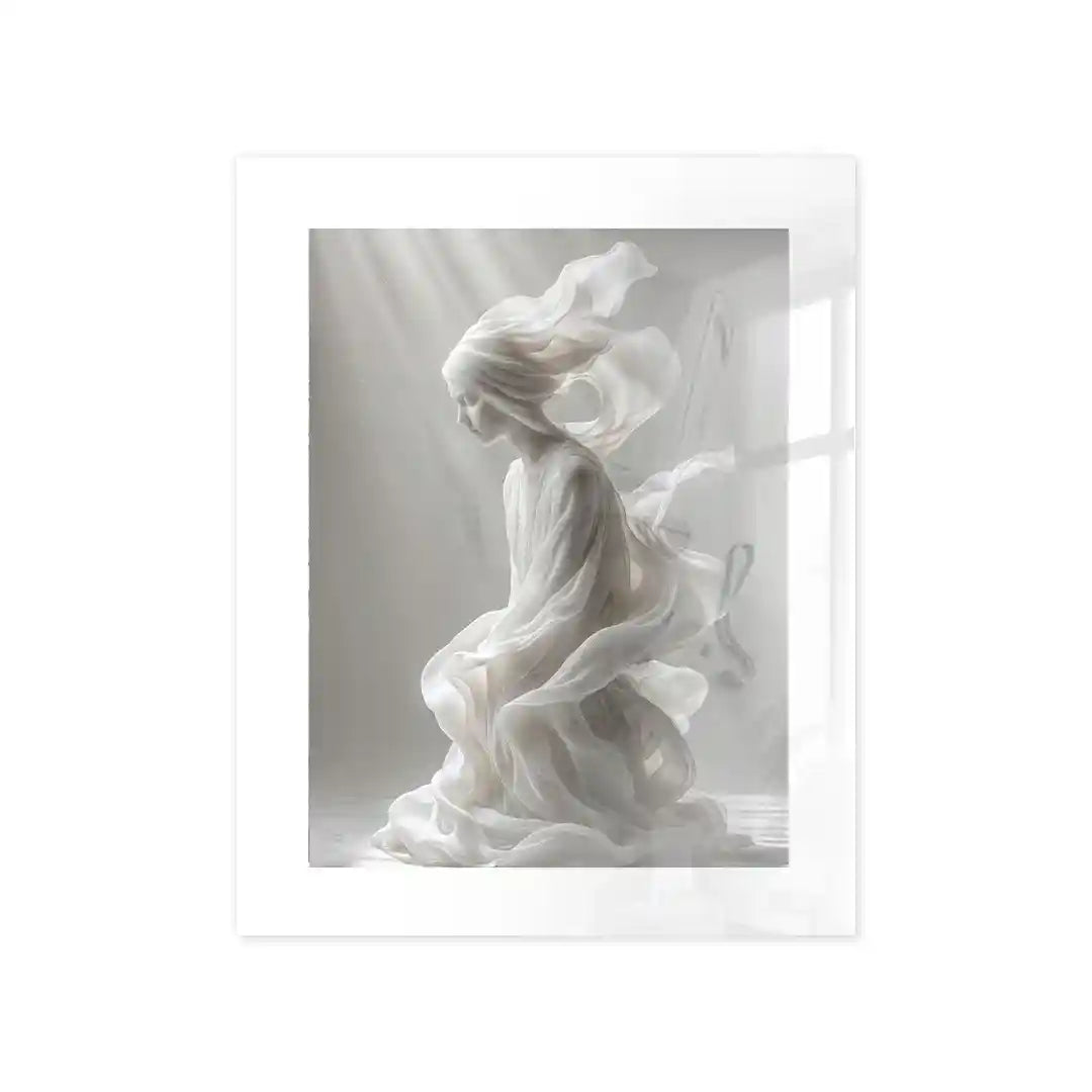 Cuadro Figura Blanca | Elegancia en Movimiento