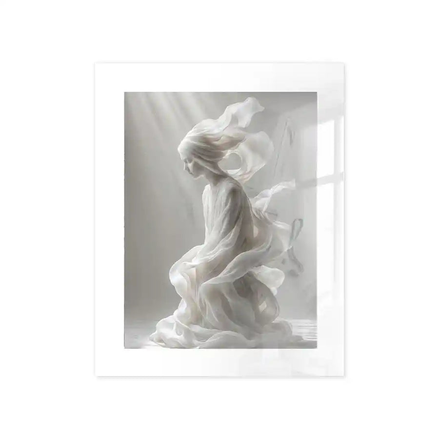 Cuadro Figura Blanca | Elegancia en Movimiento