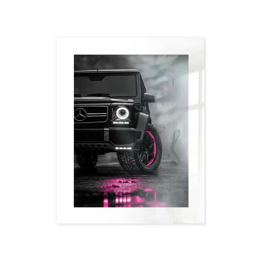 Cuadro Póster Mercedes-Benz Clase G | Decoración Urbana