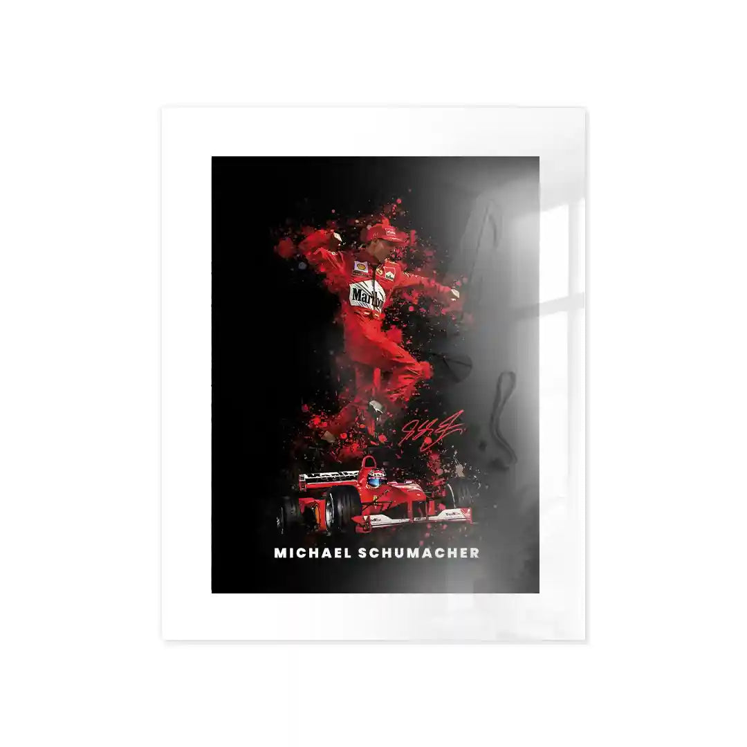 Cuadro Póster Michael Schumacher | Decoración Fórmula 1