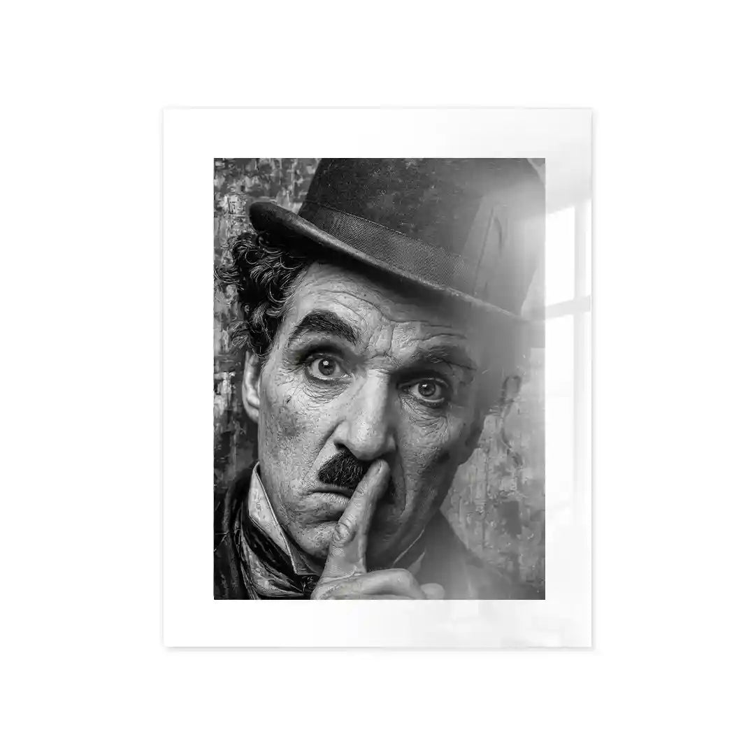 Cuadro Póster Charlie Chaplin | Decoración de Cine Clásico