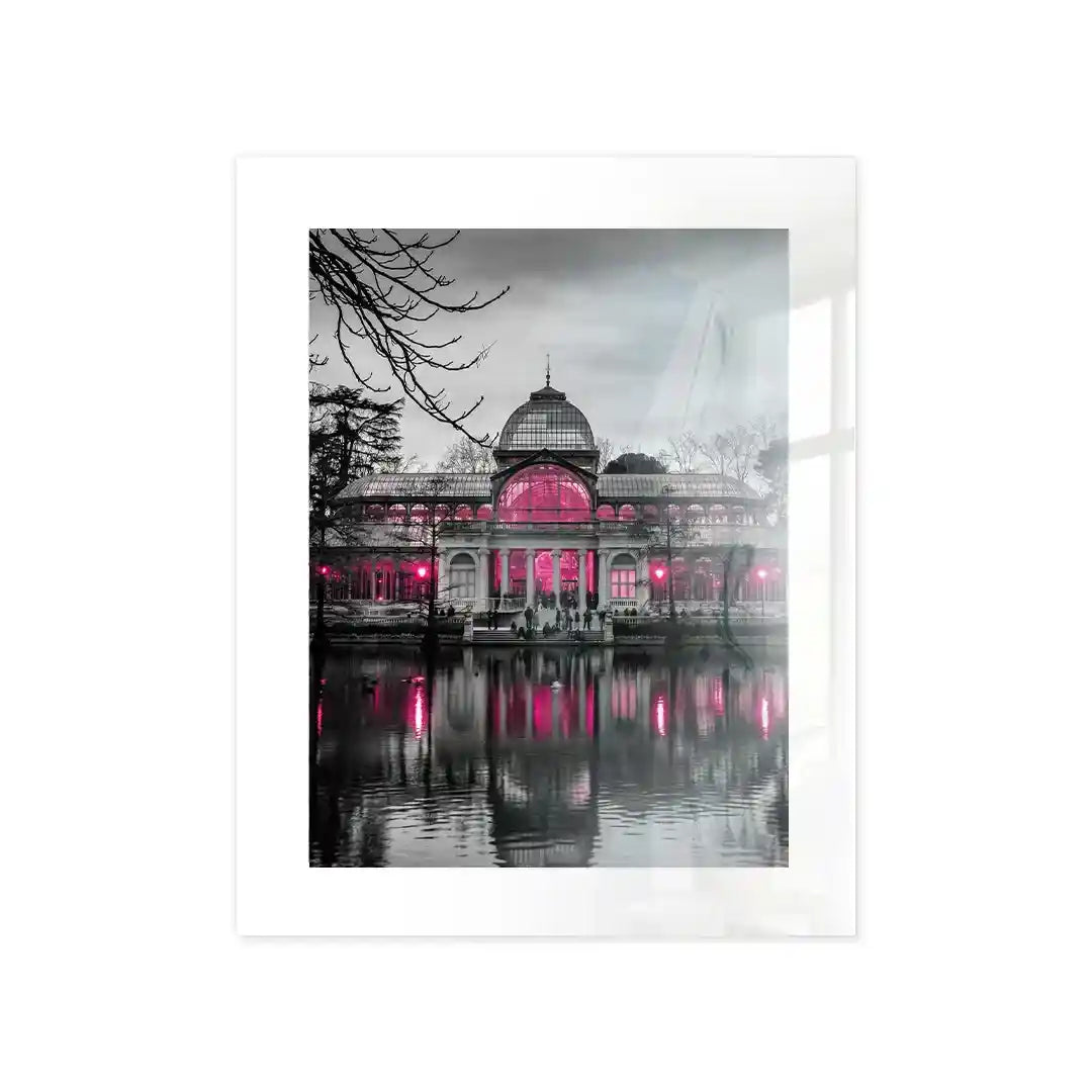 Cuadro Póster Palacio de Cristal | Decoración de Madrid