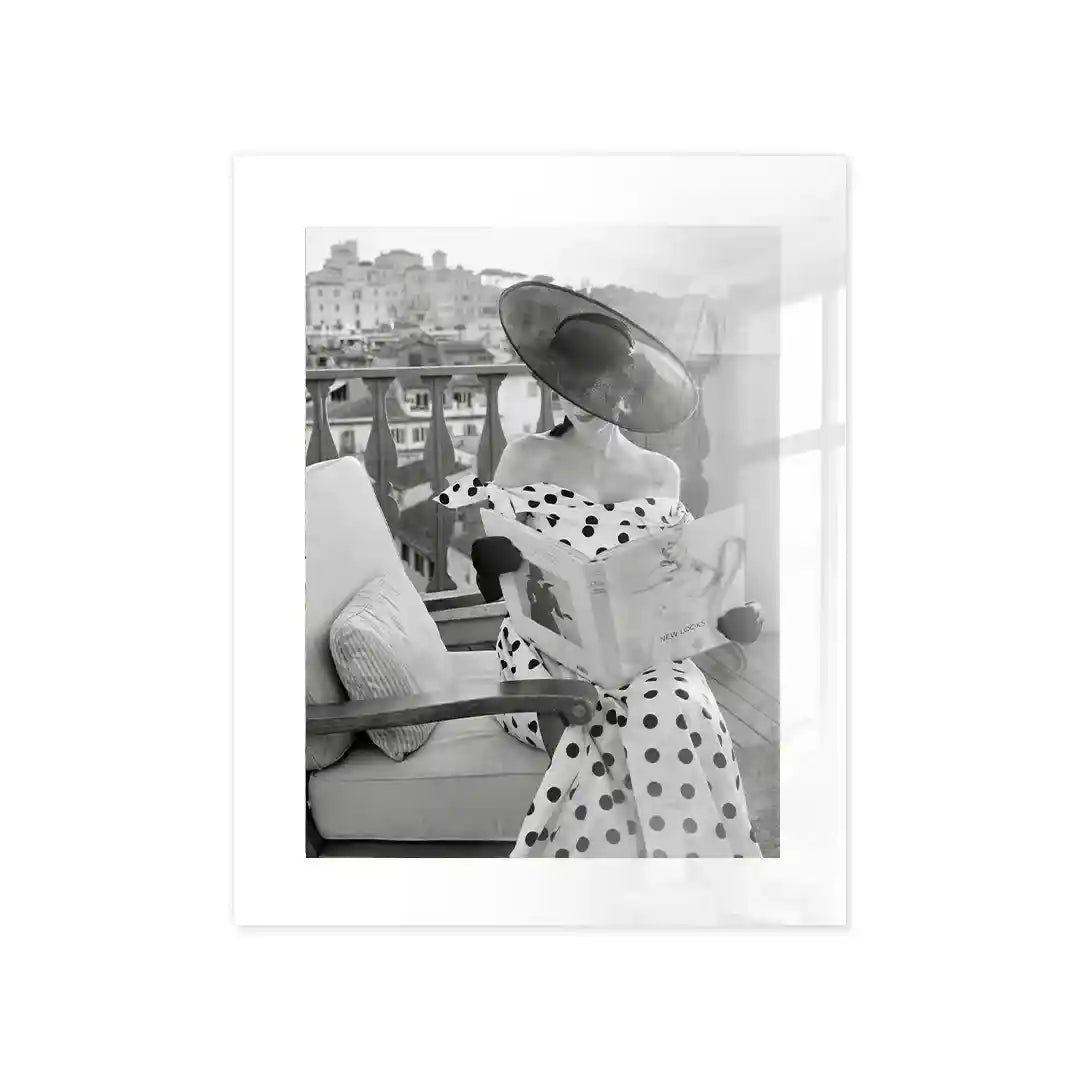 Cuadro Dama de Lunares | Elegancia Vintage
