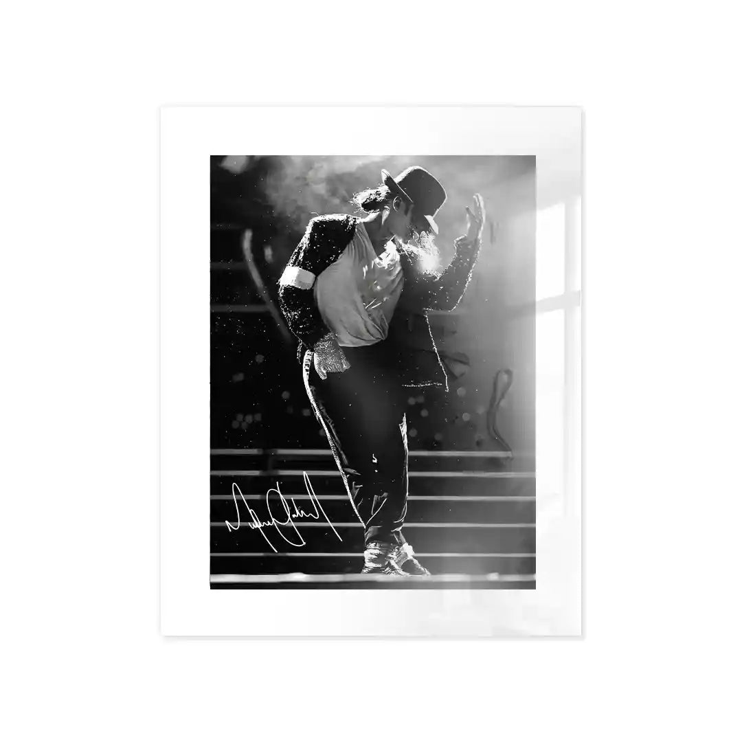 Cuadro Póster Michael Jackson Bailando | Decoración Musical