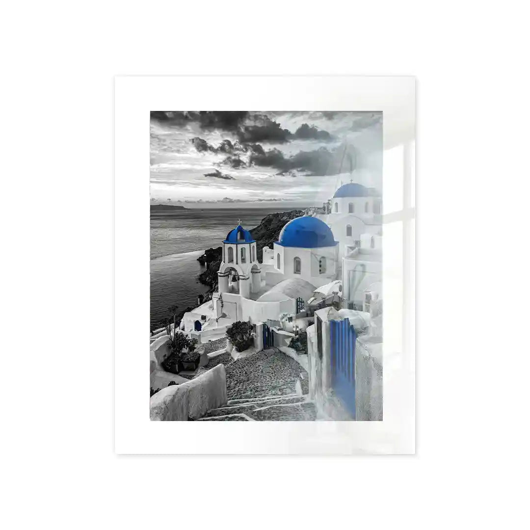 Cuadro Póster Santorini | Decoración Mediterránea