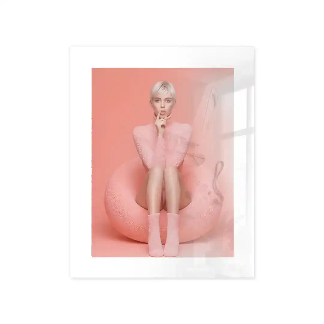 Cuadro Pink Silence | Fashion Portrait